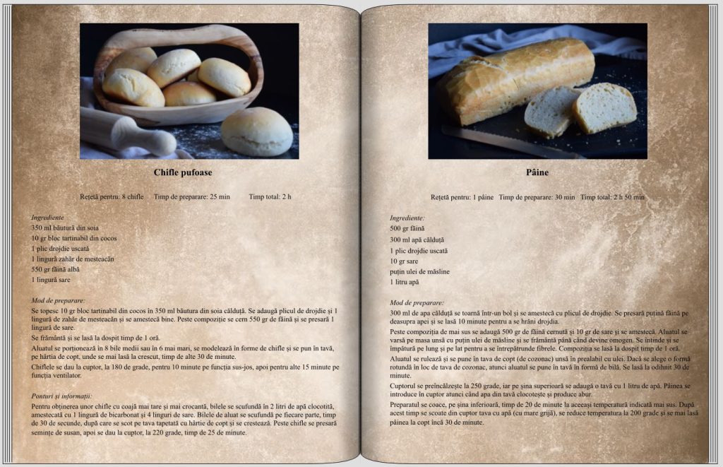 Chifle pufoase și Pâine - rețete delicioase vegane - Intime Gânduri