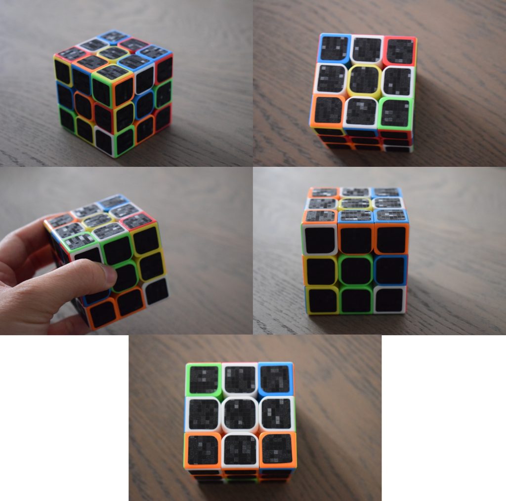 Rezolvare cubul Rubik - primii pași