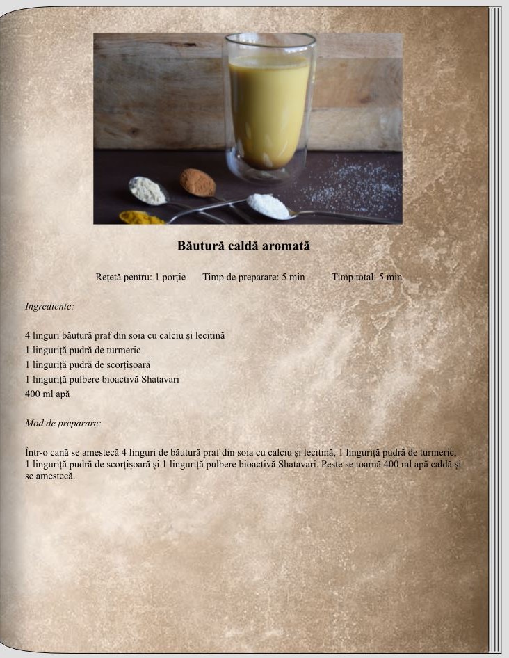 Băutură caldă aromată 