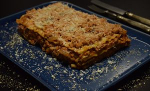Lasagna cu soia texturată