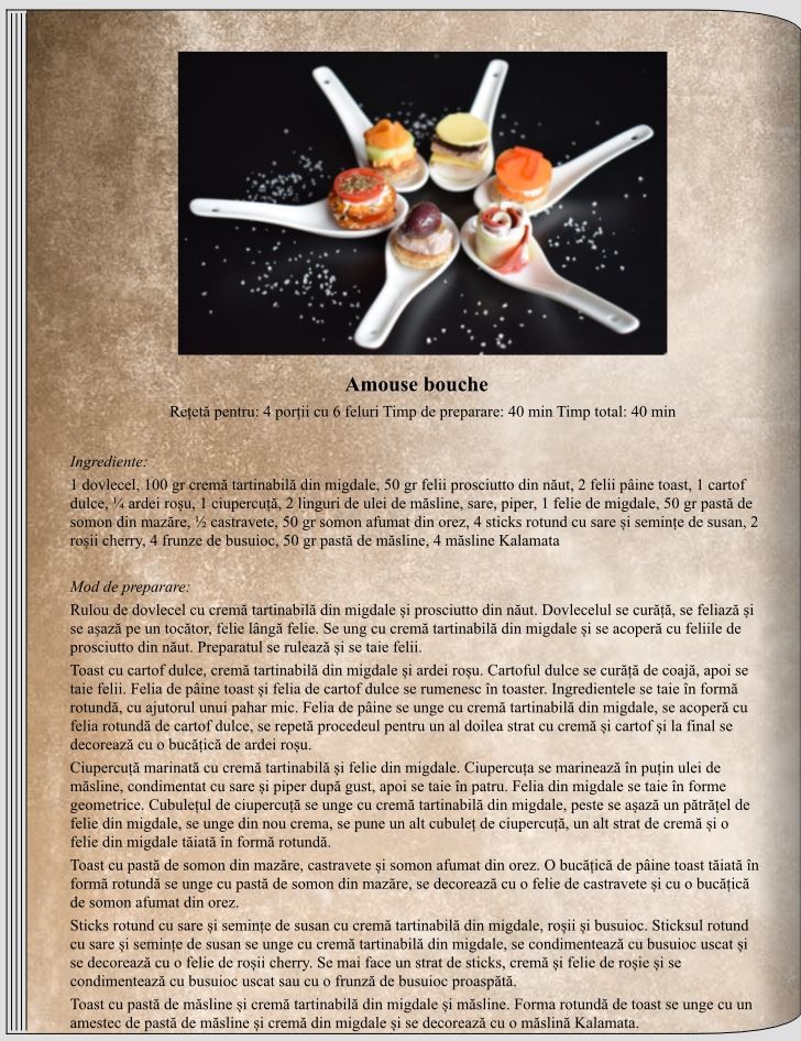 Amouse bouche vegan