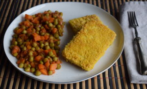 Tofu pane cu mâncare de mazăre